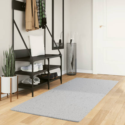 Rug HUARTE Short Pile Soft and Washable Grey 80x200 cm