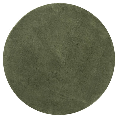 Rug HUARTE Short Pile Soft and Washable Forest Green Ø 160 cm