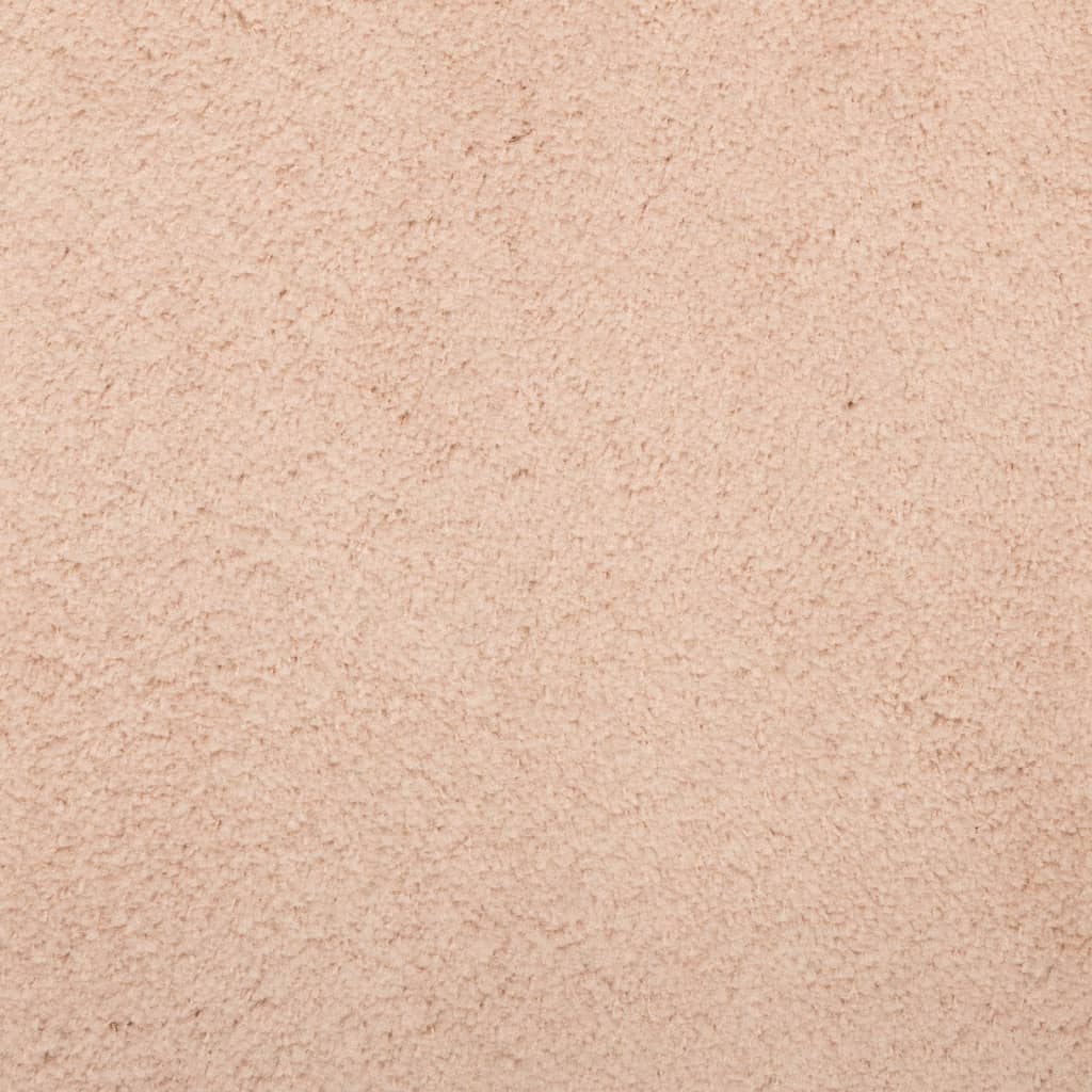 Rug HUARTE Short Pile Soft and Washable Blush 120x120 cm