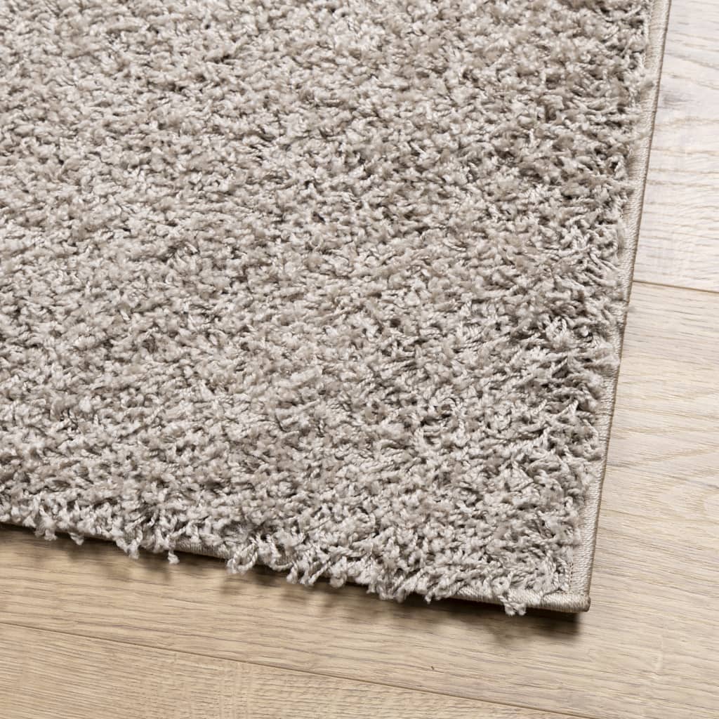 Shaggy Rug PAMPLONA High Pile Modern Beige 120x170 cm