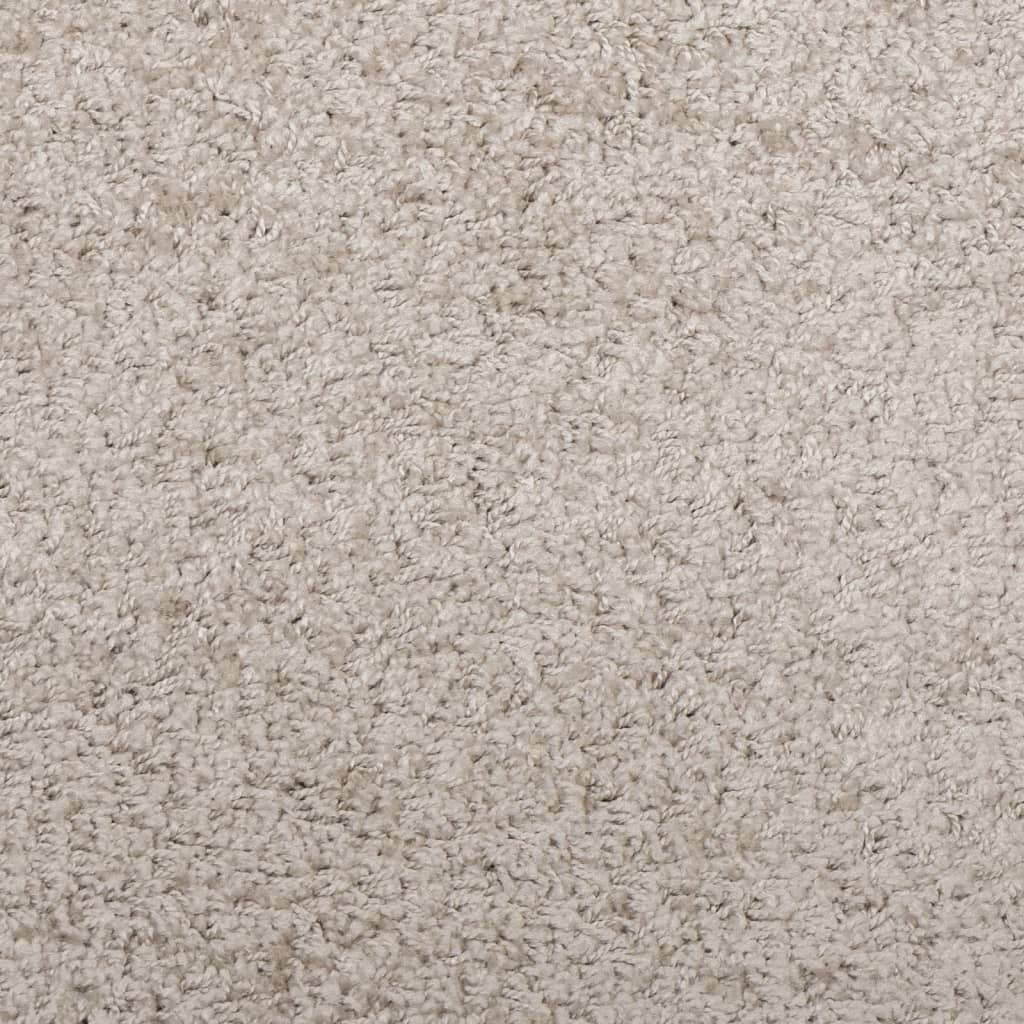 Shaggy Rug PAMPLONA High Pile Modern Beige 120x170 cm