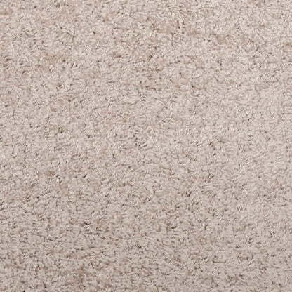 Shaggy Rug PAMPLONA High Pile Modern Beige 120x170 cm