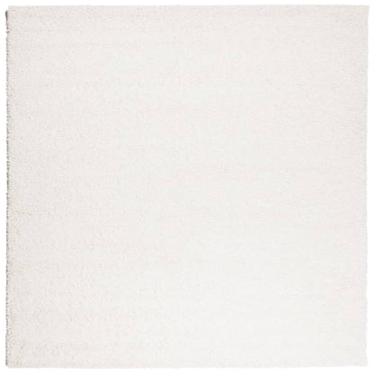 Shaggy Rug PAMPLONA High Pile Modern Cream 200x200 cm