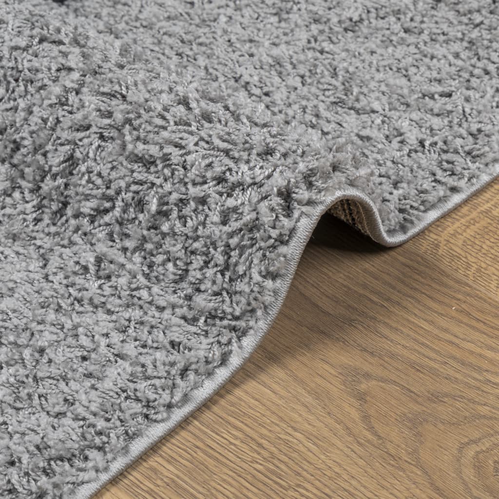 Shaggy Rug PAMPLONA High Pile Modern Grey 200x280 cm