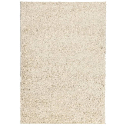 Shaggy Rug PAMPLONA High Pile Modern Gold 140x200 cm