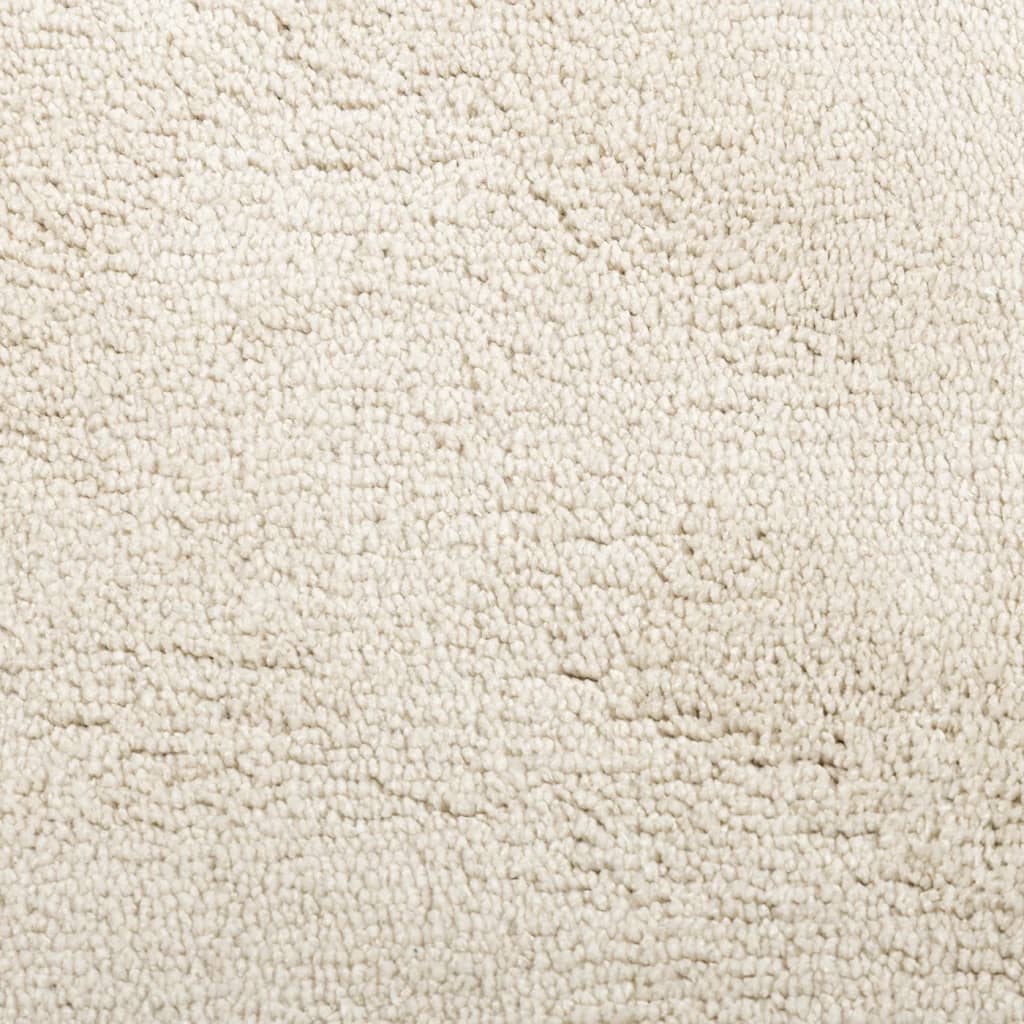 Rug OVIEDO Short Pile Beige Ø 100 cm