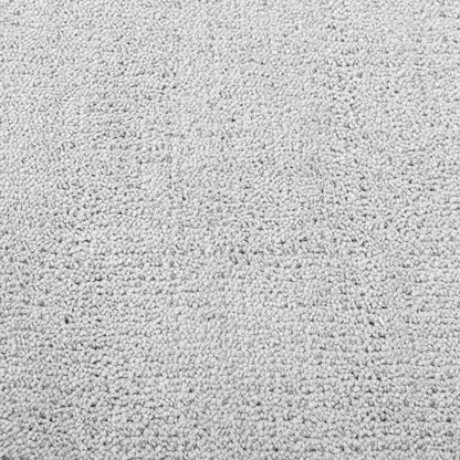 Rug OVIEDO Short Pile Grey Ø 80 cm