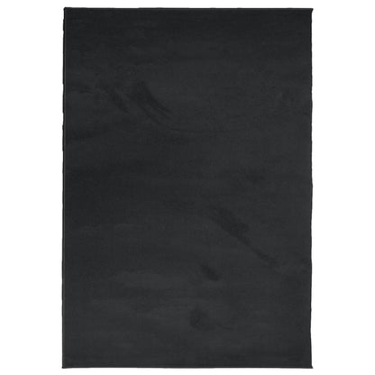 Rug OVIEDO Short Pile Black 200x280 cm