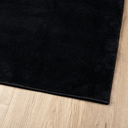 Rug OVIEDO Short Pile Black 200x280 cm