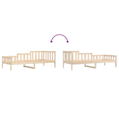 Day Bed without Mattress  90x190 cm Single Solid Wood Pine