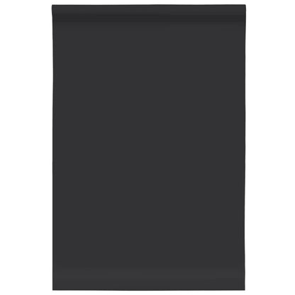 Furniture Sticker Self-Adhesive Matte Black 90x500 cm PVC