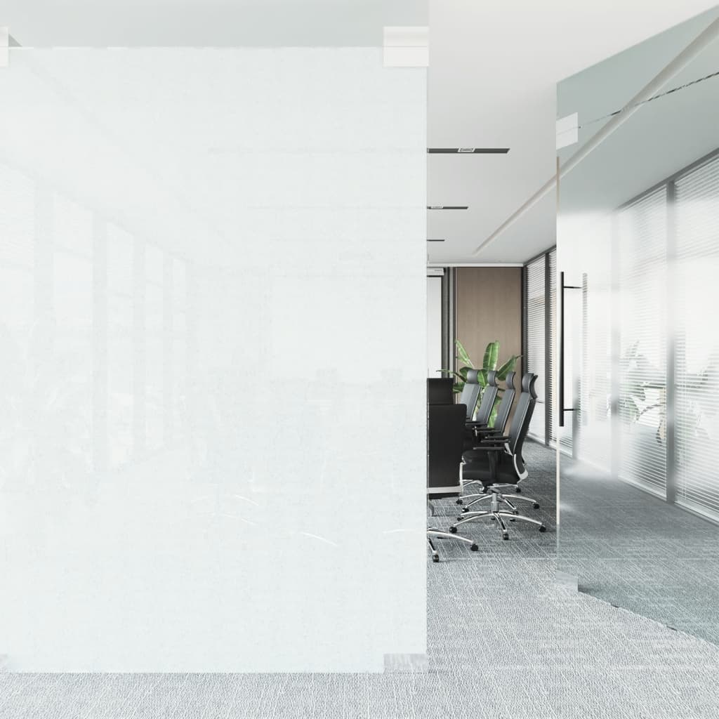 Window Films 5 pcs Static Frosted Transparent White PVC