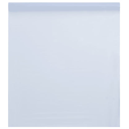 Window Films 3 pcs Static Frosted Transparent White PVC