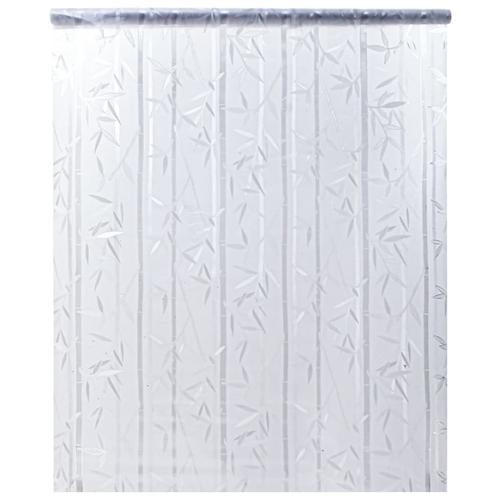 Window Films 4 pcs Frosted Bamboo Pattern PVC