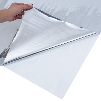 Solar Films 5 pcs Static Reflective Effect Silver PVC