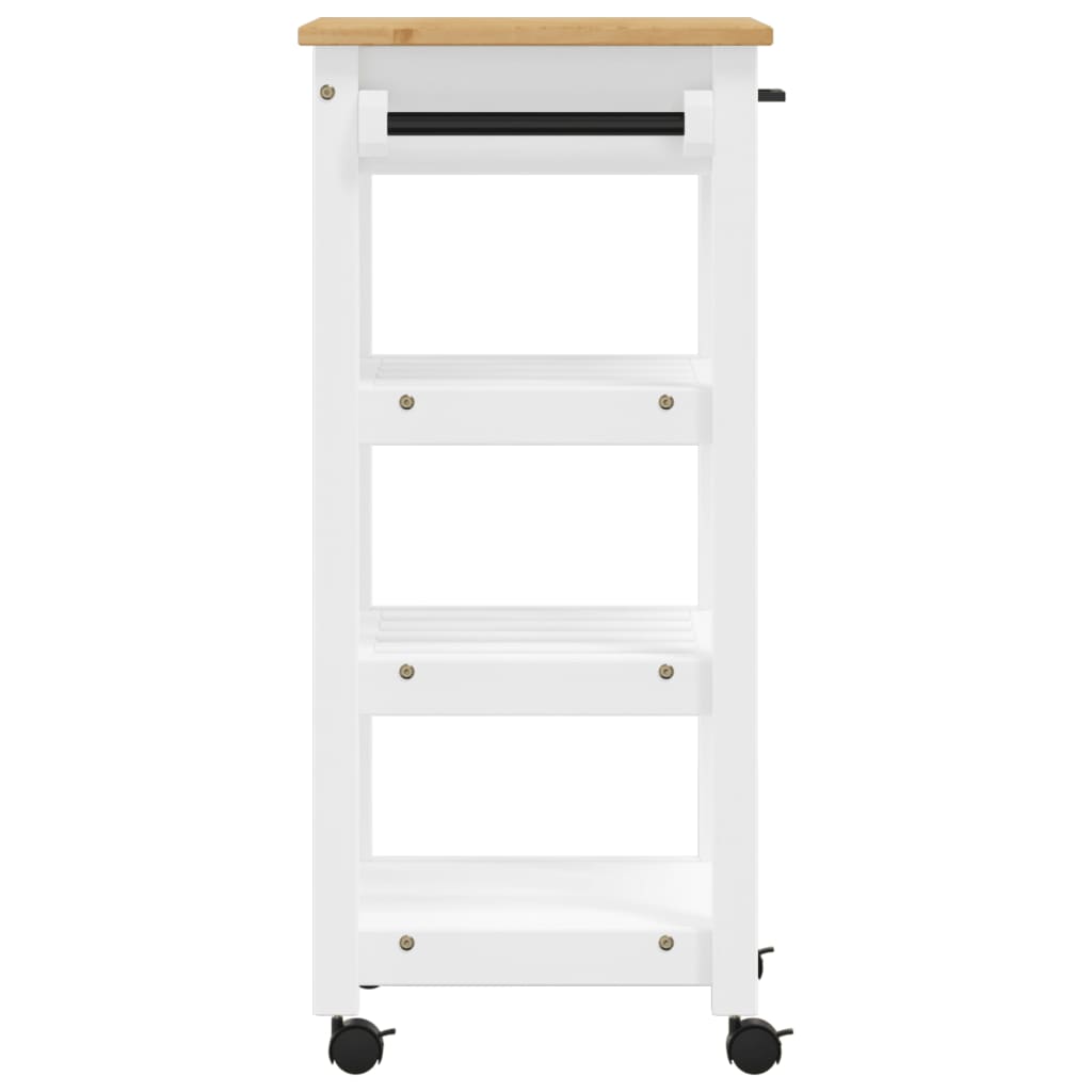 Kitchen Trolley MONZA 48x40x90 cm Solid Wood Pine