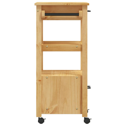 Kitchen Trolley MONZA 48x40x90 cm Solid Wood Pine