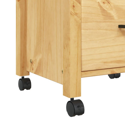 Kitchen Trolley MONZA 48x40x90 cm Solid Wood Pine