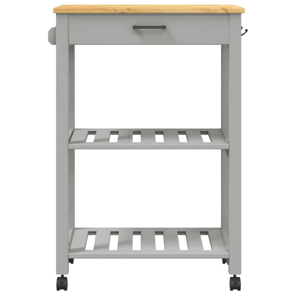 Kitchen Trolley MONZA 60x40x90 cm Solid Wood Pine