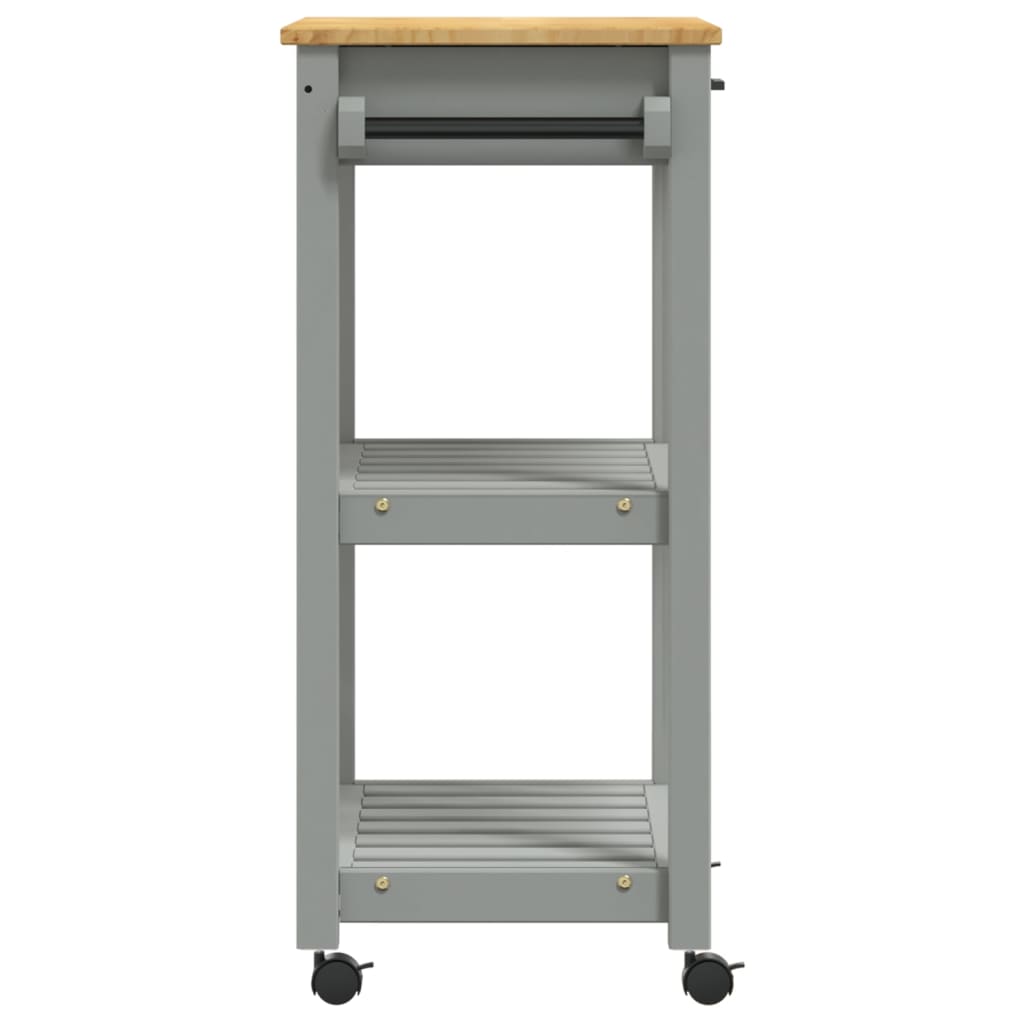 Kitchen Trolley MONZA 60x40x90 cm Solid Wood Pine