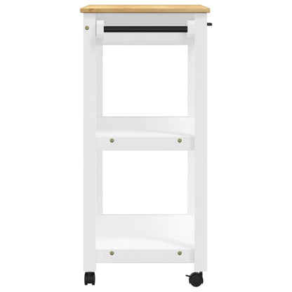 Kitchen Trolley MONZA 84x40x90 cm Solid Wood Pine