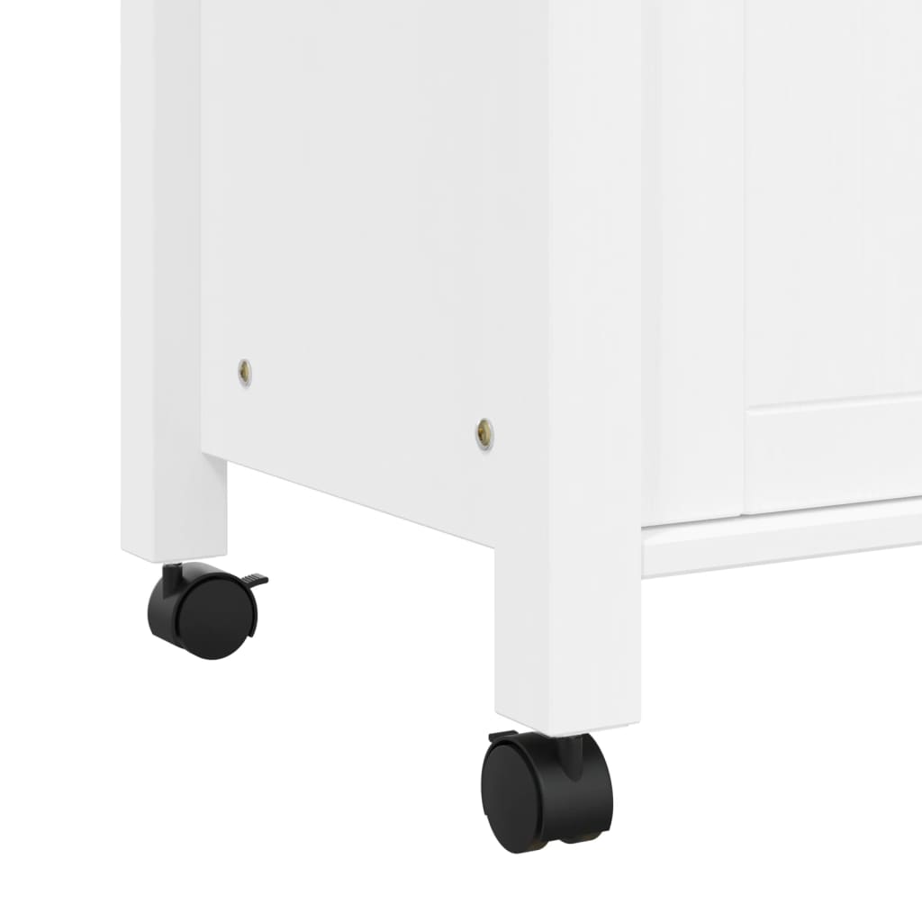 Kitchen Trolley MONZA 84x40x90 cm Solid Wood Pine