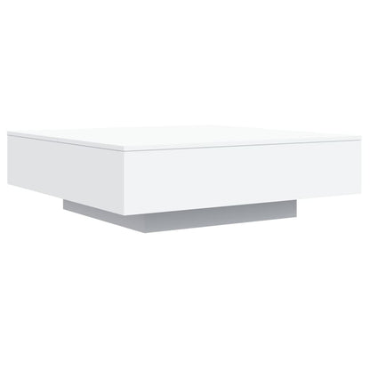 Coffee Table White 100x100x31 cm Engineered Wood