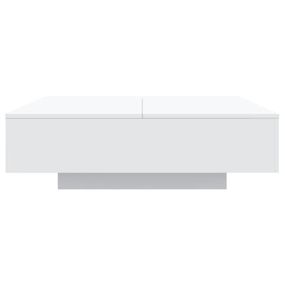 Coffee Table White 100x100x31 cm Engineered Wood