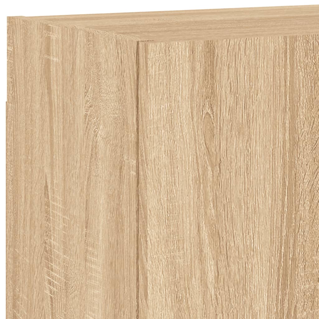 TV Wall Cabinet Sonoma Oak 40.5x30x40 cm Engineered Wood