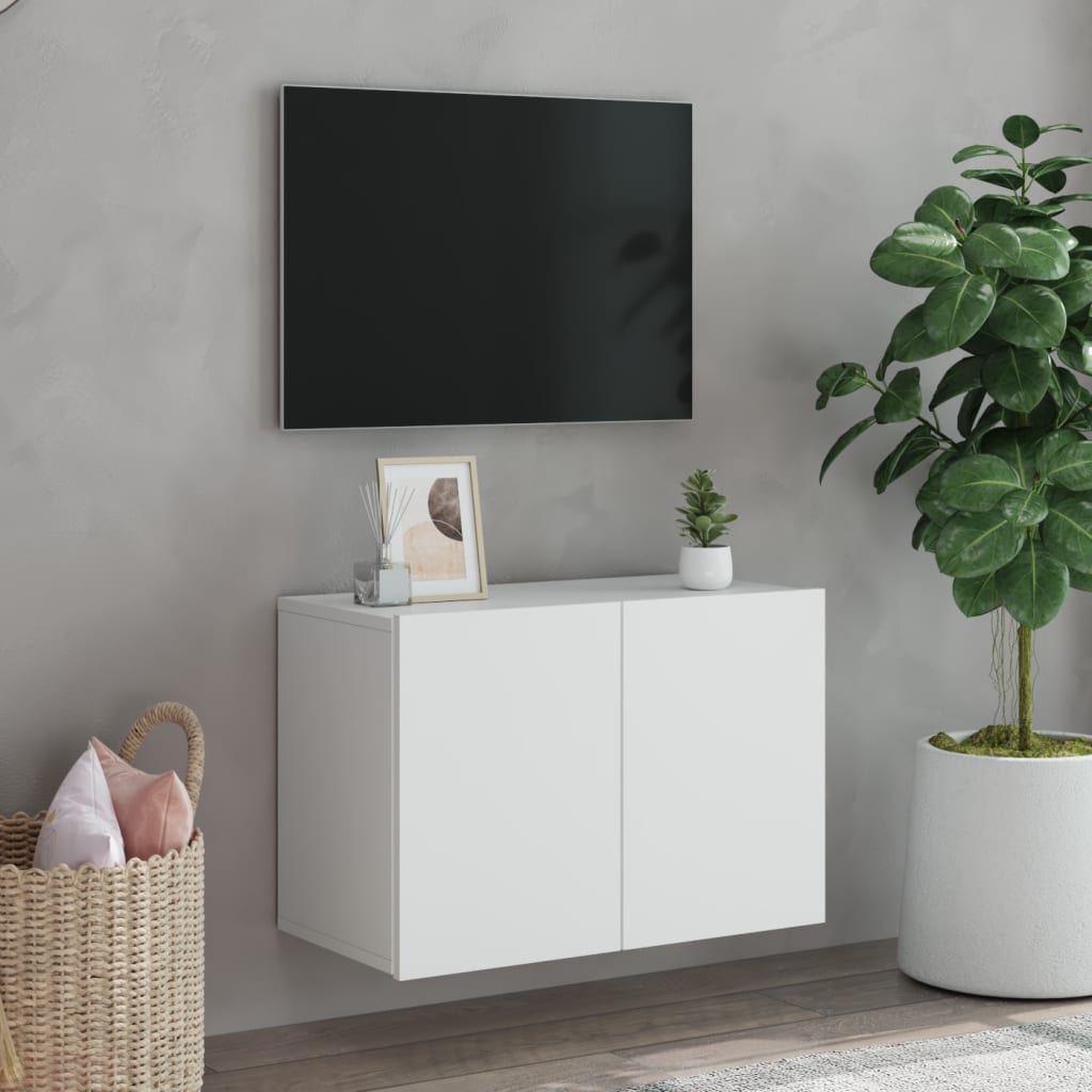 TV Cabinet Wall-mounted White 60x30x41 cm