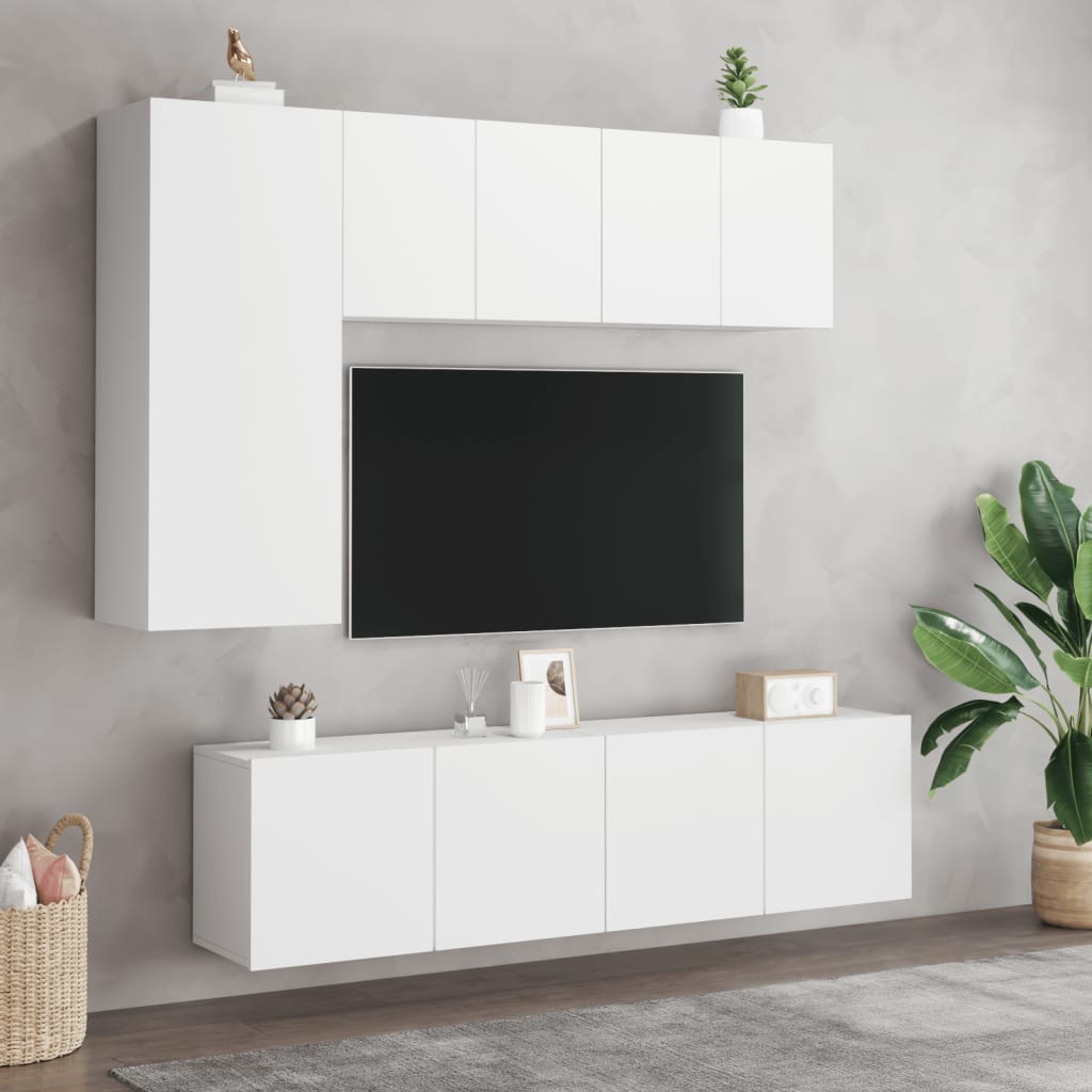 TV Cabinet Wall-mounted White 60x30x41 cm