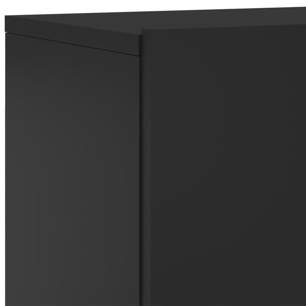 TV Cabinet Wall-mounted Black 60x30x41 cm