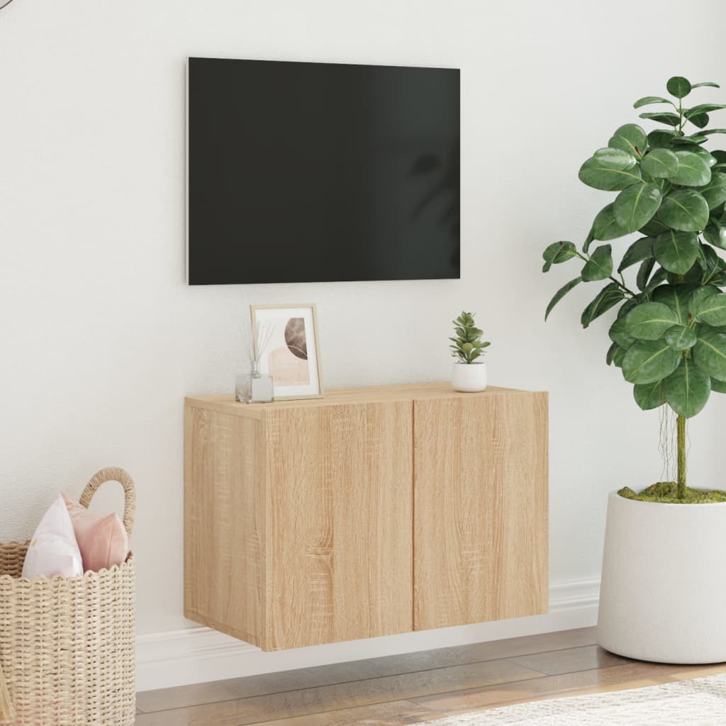 TV Cabinet Wall-mounted Sonoma Oak 60x30x41 cm