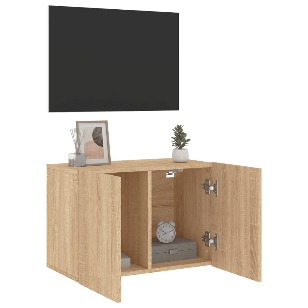 TV Cabinet Wall-mounted Sonoma Oak 60x30x41 cm