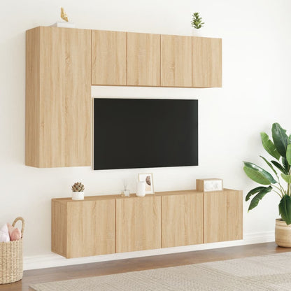 TV Cabinet Wall-mounted Sonoma Oak 60x30x41 cm