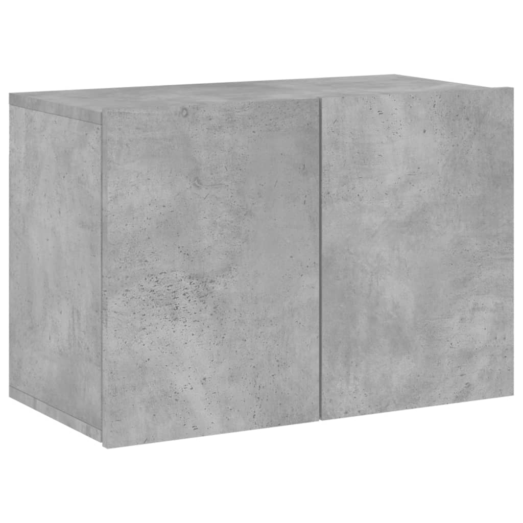 TV Cabinet Wall-mounted Concrete Grey 60x30x41 cm