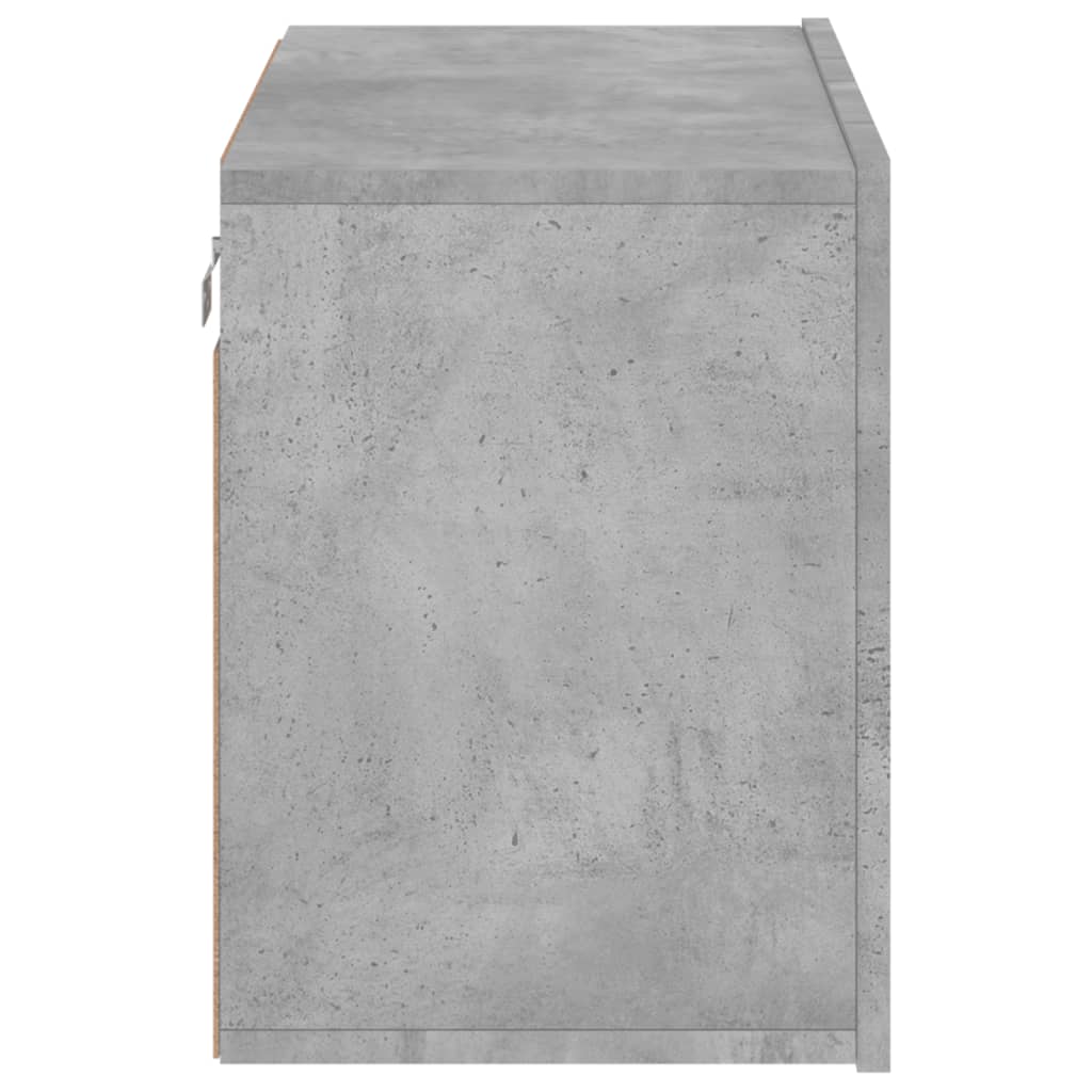 TV Cabinet Wall-mounted Concrete Grey 60x30x41 cm