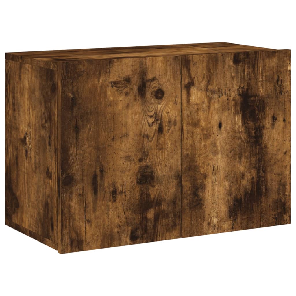 TV Cabinet Wall-mounted Smoked Oak 60x30x41 cm