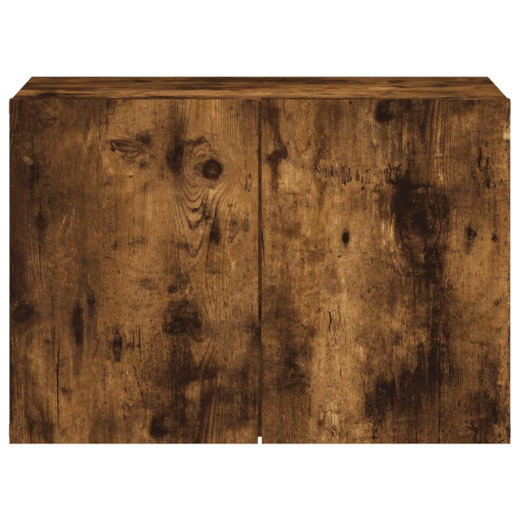 TV Cabinet Wall-mounted Smoked Oak 60x30x41 cm