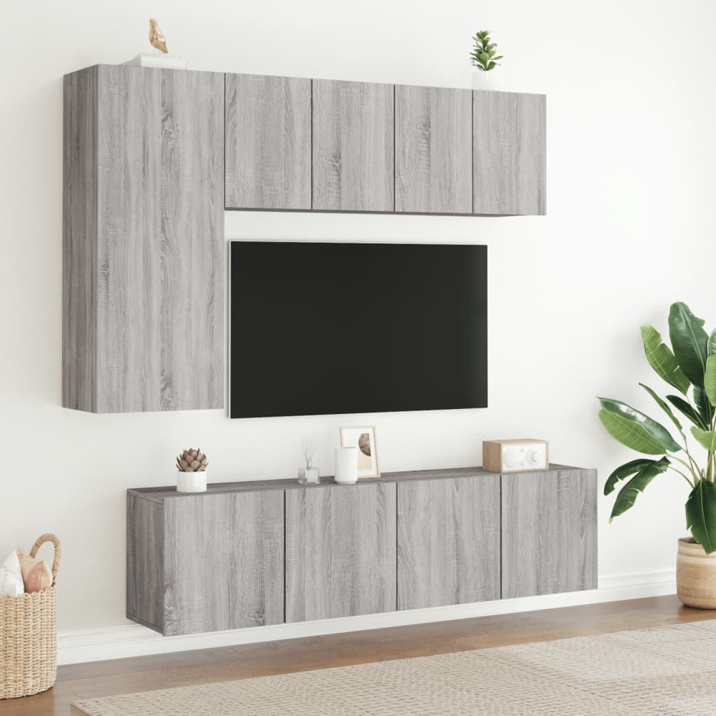 TV Cabinet Wall-mounted Grey Sonoma 60x30x41 cm