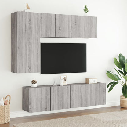 TV Cabinet Wall-mounted Grey Sonoma 60x30x41 cm