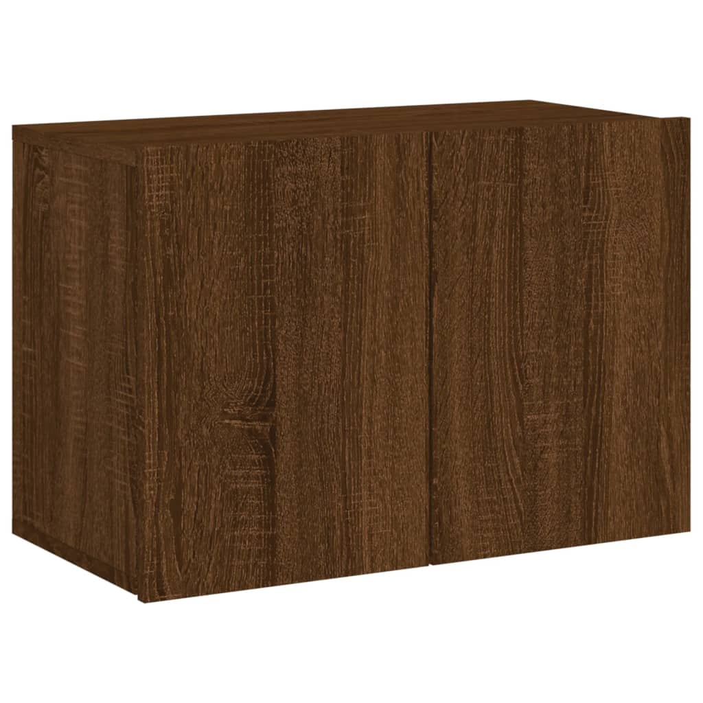 TV Cabinet Wall-mounted Brown Oak 60x30x41 cm