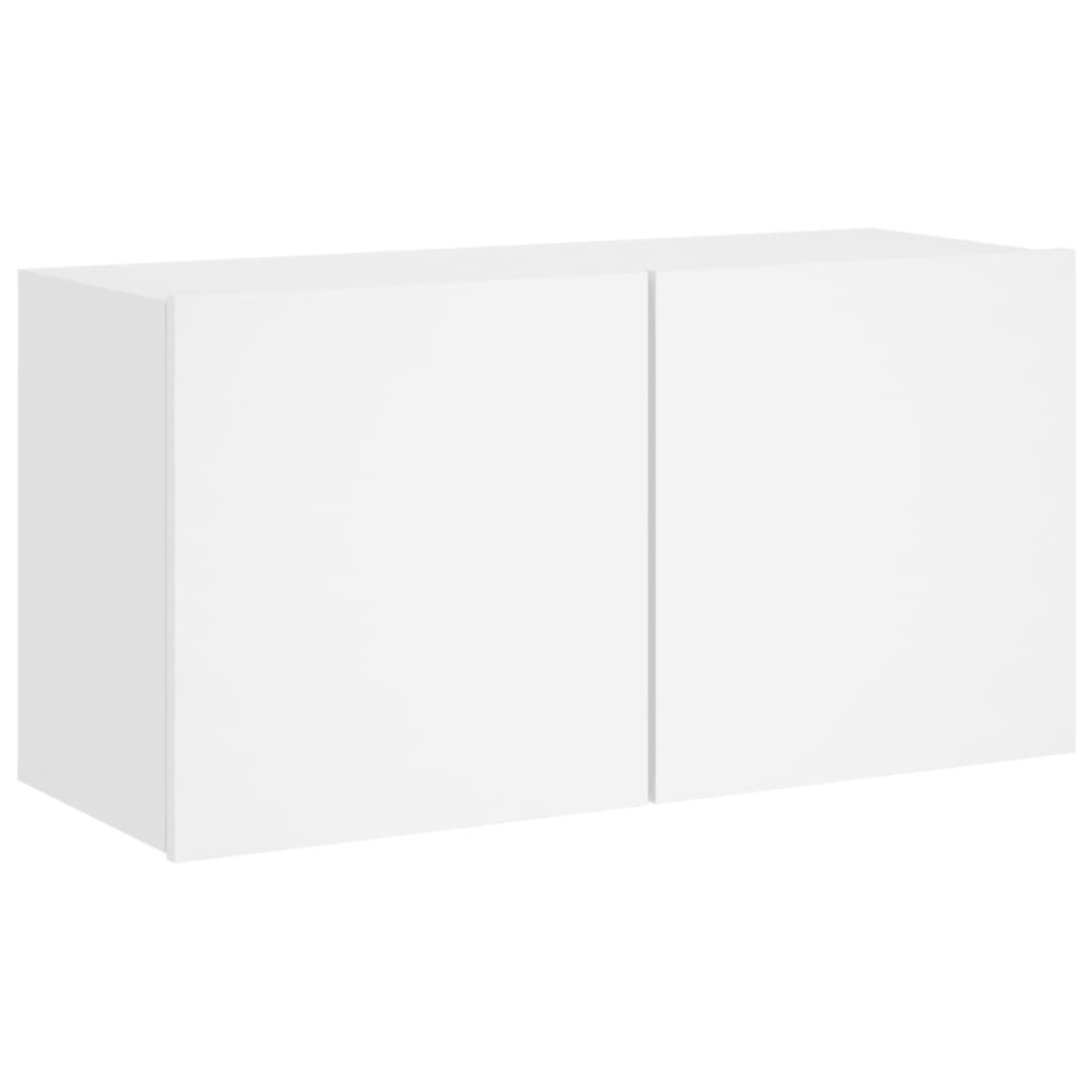 TV Cabinet Wall-mounted White 80x30x41 cm