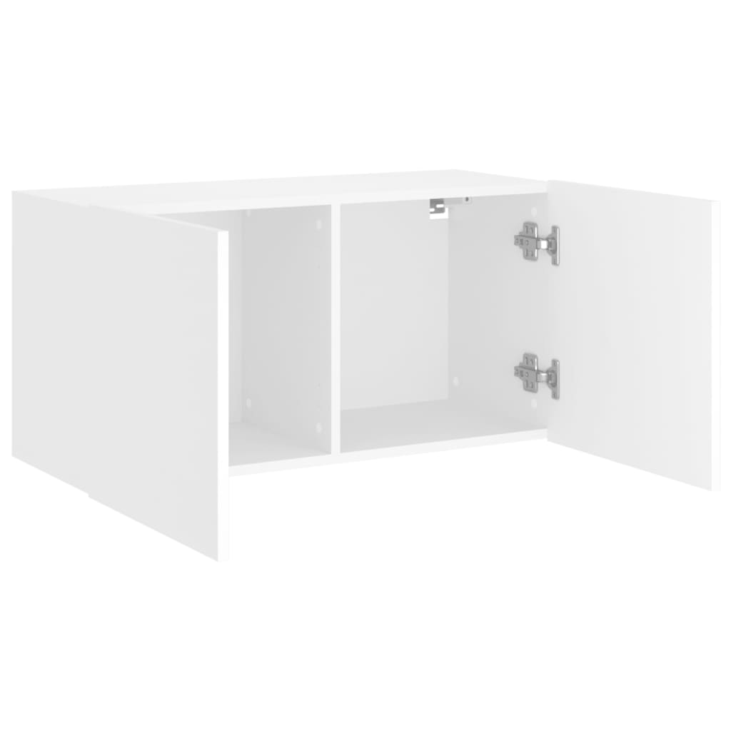 TV Cabinet Wall-mounted White 80x30x41 cm