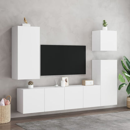 TV Cabinet Wall-mounted White 80x30x41 cm