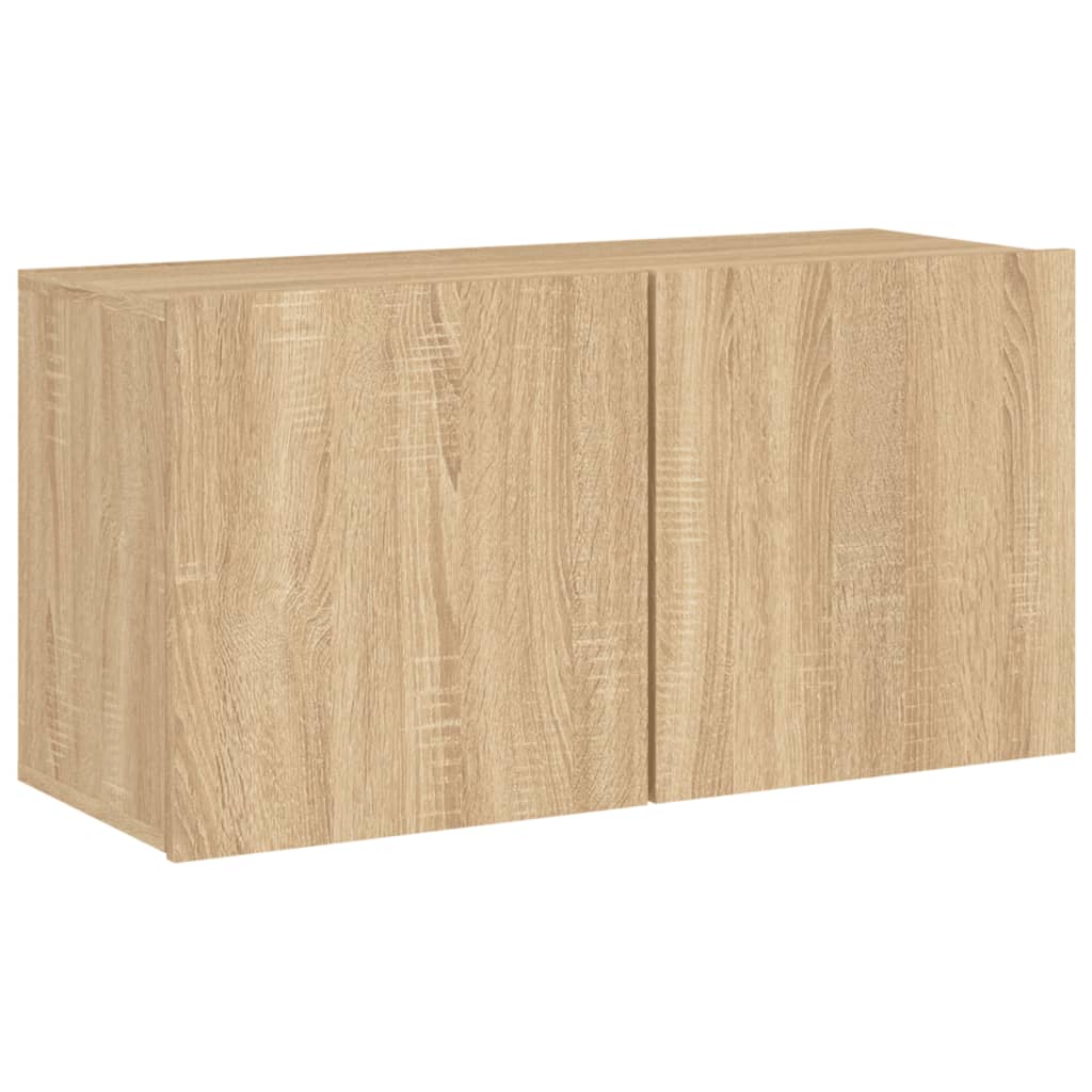 TV Cabinet Wall-mounted Sonoma Oak 80x30x41 cm