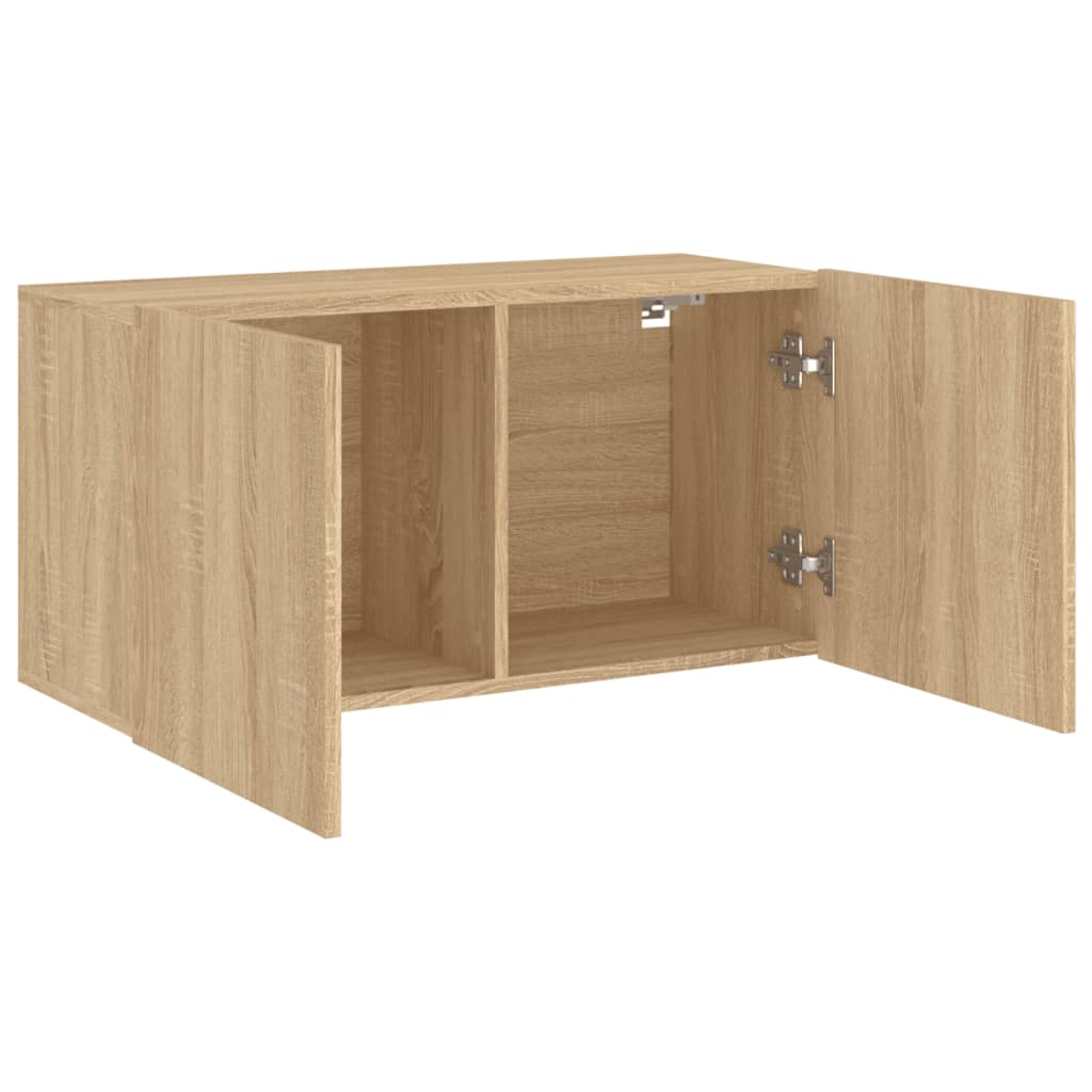 TV Cabinet Wall-mounted Sonoma Oak 80x30x41 cm