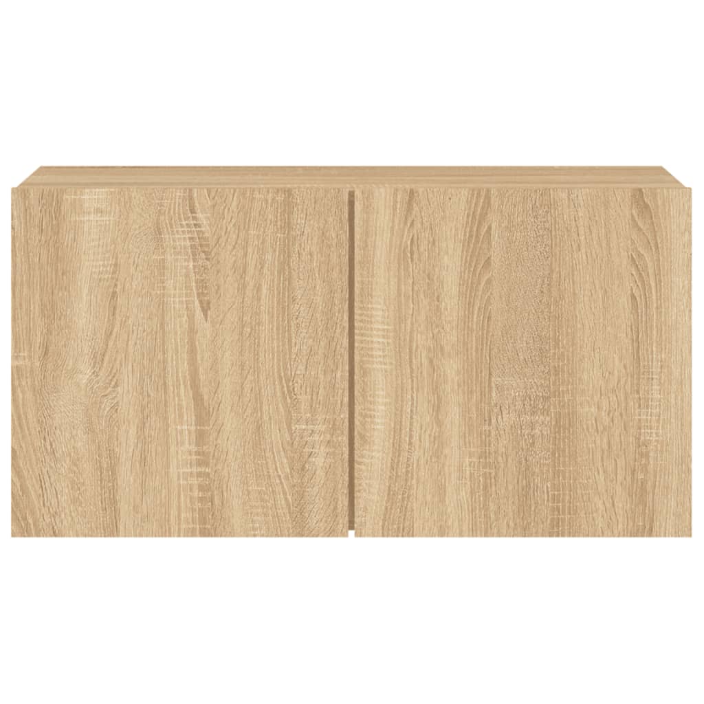 TV Cabinet Wall-mounted Sonoma Oak 80x30x41 cm