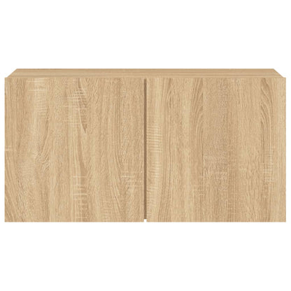 TV Cabinet Wall-mounted Sonoma Oak 80x30x41 cm