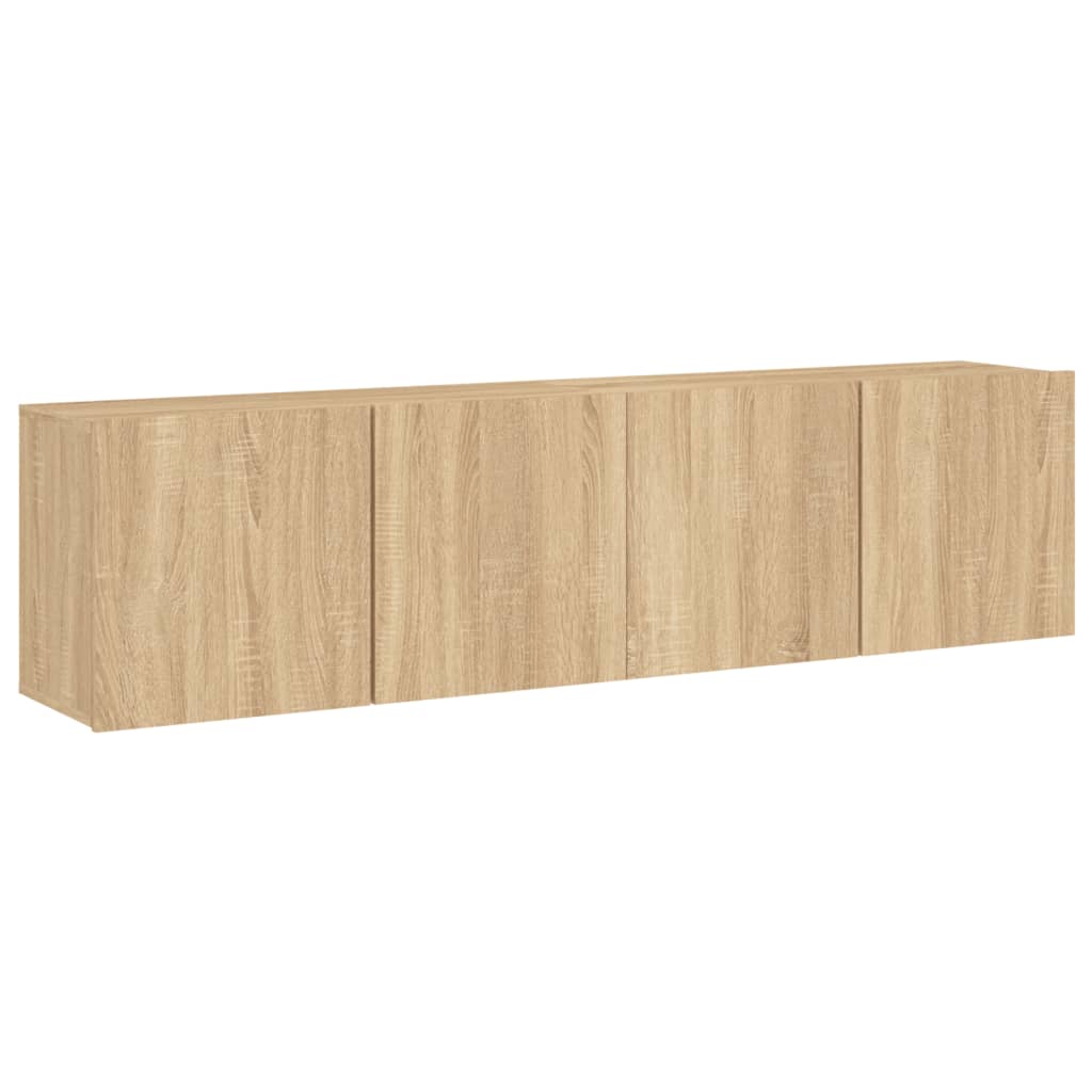 TV Cabinets Wall-mounted 2 pcs Sonoma Oak 80x30x41 cm